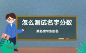 分?jǐn)?shù)測(cè)試_名字打分測(cè)試