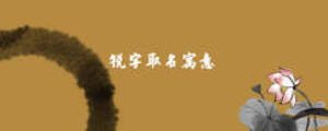 銳字取名寓意