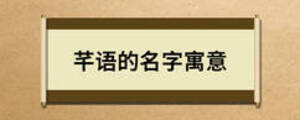 芊語的名字寓意
