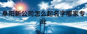 阜陽(yáng)新公司怎么起名字哪家專(zhuān)業(yè)