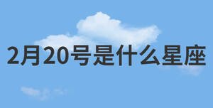 2月20號是什么星座