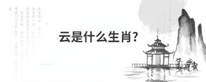 云是什么生肖?