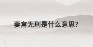 妻宮無刑是什么意思?