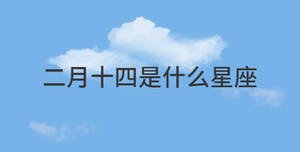 二月十四是什么星座