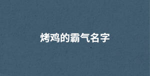 烤雞的霸氣名字