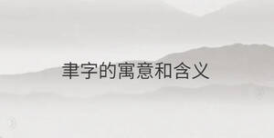 聿字的寓意和含義