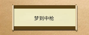 夢到中槍