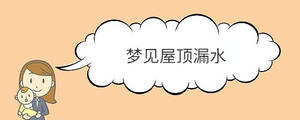 夢見屋頂漏水