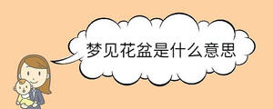 夢見花盆是什么意思