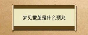 夢見蠶繭是什么預兆