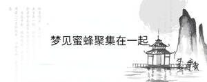 夢見蜜蜂聚集在一起