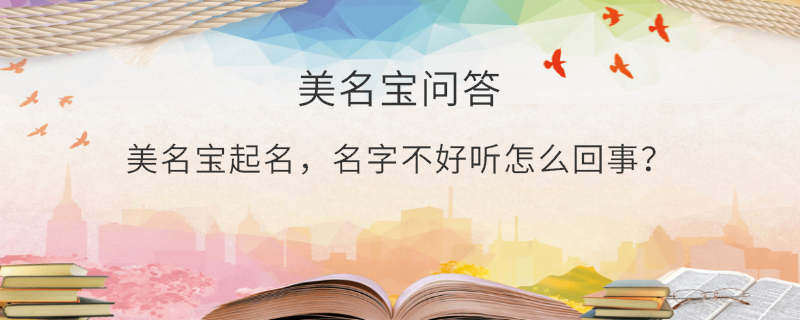 美名寶起名，名字不好聽怎么回事？